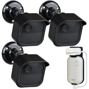 All New Blink Outdoor 4th & 3rd Gen Camera Mount Bracket,3 Pack Full Weather Proof Housing/Mount (Blink Camera not Included)