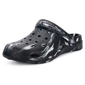 Mens Garden Clogs Shoes with Arch Support, Unisex Gardening Slip on Sandals, Womens Beach Slippers, Tie-Dye Clog