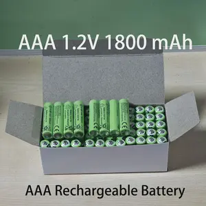 4-32 Pack AAA Ni-MH Rechargeable Batteries, 1.2V 1800mAh 3A Cells, High Capacity Reusable Batteries for LED Lights, Toys, Cameras, Flashlights, Mice and Keyboards