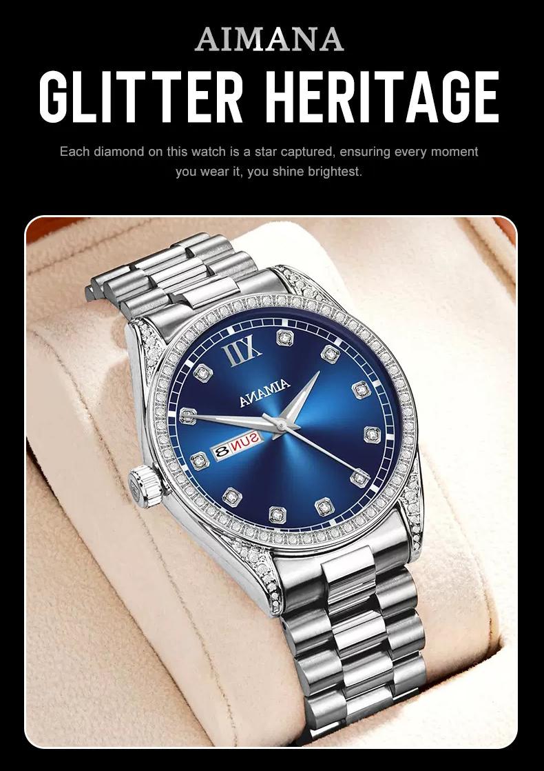 Men’s Business Fashion Quartz Watch, featuring a round full-diamond dial, available in three colors.luminous display, water resistance, and date function. A trendy, versatile, and exquisite timepiece — the perfect gift for birthdays or parties. Men’s Business Fashion Quartz Watch, featuring a round full-diamond dial, available in three colors.luminous display, water resistance, and date function. A trendy, versatile, and exquisite timepiece — the perfect gift for birthdays or parties.