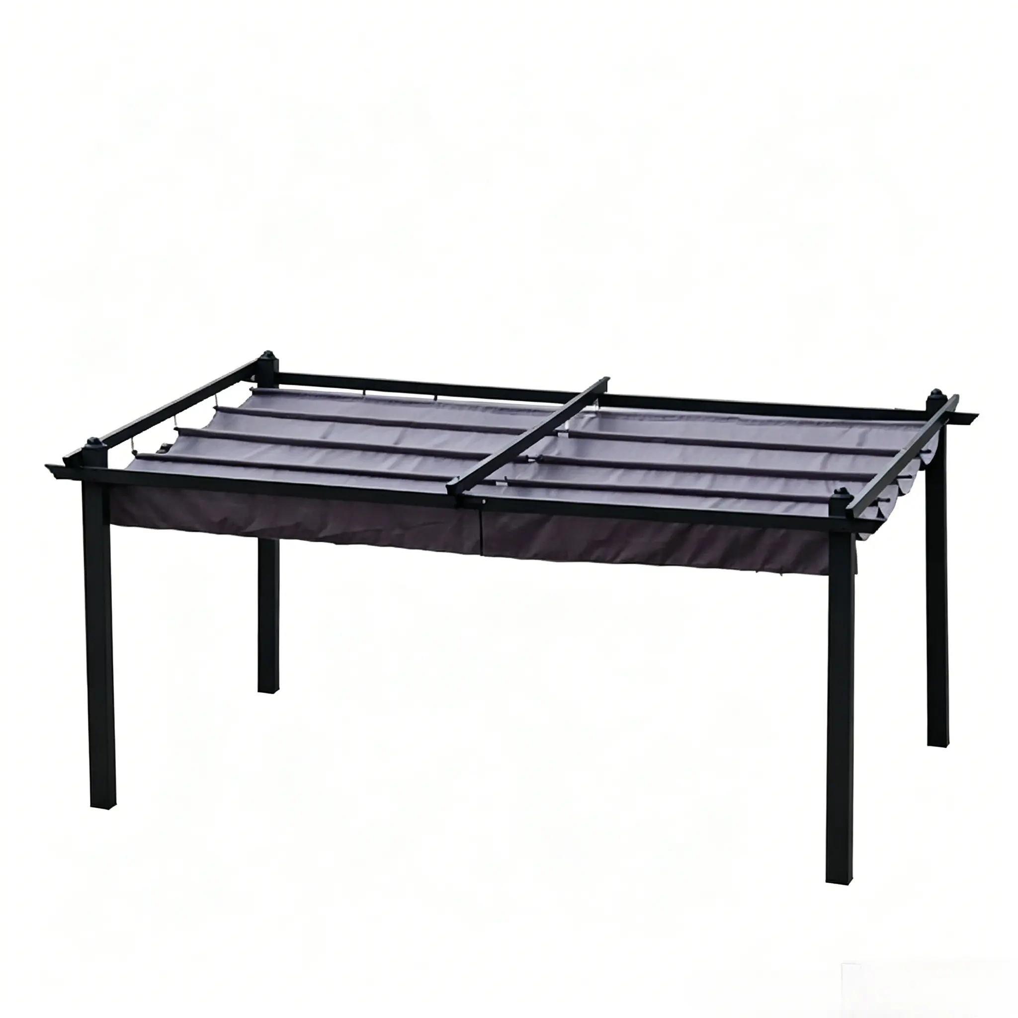 96.46"L*96.46"W 10*10FT Pergola Replacement Canopy Cover, UV‑Protective Water‑Repellent Polyester Outdoor Shade Top, Only Canopy, Easy Installation