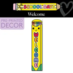 Bright Rainbow Welcome Statement Piece | School Days
