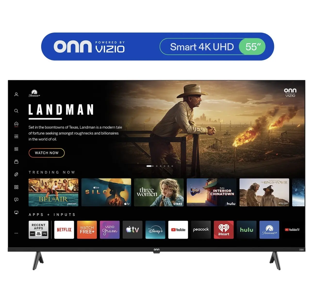 NEW 55 inch Class 4K UHD (2160P) LED Vizio Smart Television HDR10 + Remote