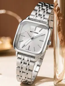 Luxury Gift Set Heart Watch Dial Rose Gold Rhinestone Strap Fashion Quartz Watch for Girlfriend Best Friend Birthday Festival Gift