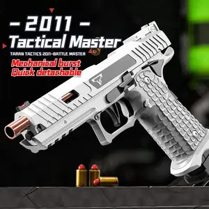 Realistic Combat Master Shell Ejection Toy Gun Set - Soft Foam Bullet Blaster with 1 Magazines, 60 Darts, 6 Shells, High-End Gift for Ages 8+