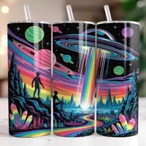 Alien planet | 20oz Skinny sublimation transfer print out (TRANSFER ONLY, NOT A FINISHED TUMBLER)