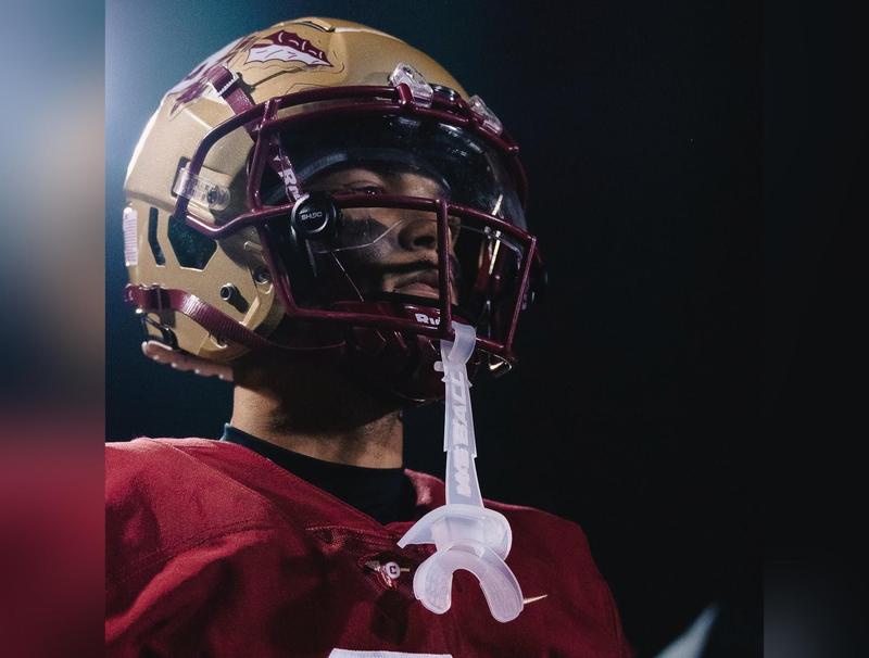 HYPR-FLOW MOUTHGUARD (TRANSPARENT), Youth Lightning Bolt Grip Bite Pads Oversized, Reinforced Strap System TP-EVA Material Protection Mouthpiece