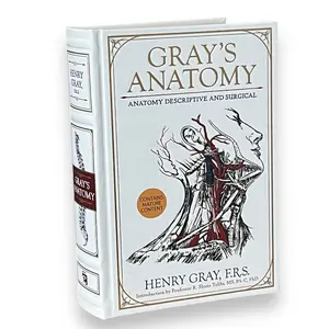 Gray's Anatomy: Anatomy Descriptive and Surgical Henry Gray - Collectible Leather Bound Hardcover