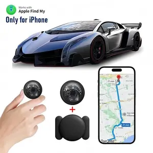 1PC Magnetic Anti-Lost Tracker, Compatible with Apple Find Function, Global Tracking, Strong Magnet, No Monthly Fee, for iOS Devices, Cars, Bikes, Motorcycles