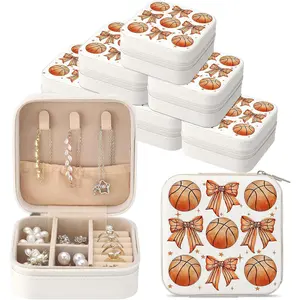 6 count Basketball Team  from Coaches Basketball Bow  Box   Holder Case Travel Stuff  Bow Party Favors Storage Case Senior Night Gifts for Women Team Club Birthday