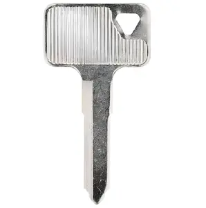 ILCO KW14R Key Blank Nickel Plated Brass for Kawasaki Motorcycles Vulcan KLR KLX 1979-2009 Models Genuine USA Made