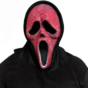 Horror Screaming Mask, Mirror Shining Mask, Party Ball Costume Mask