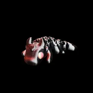 Baby Lucky in Love Dragon Articulating Sculpture  3D Print