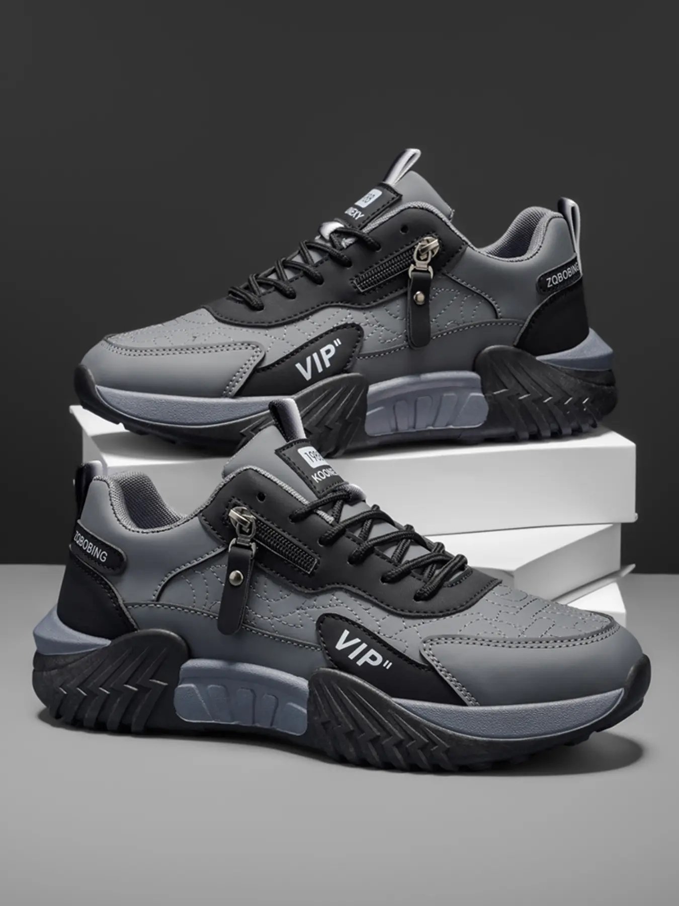 Men's Casual Shoes, Sneakers, Trainer, Trendy Trainers, PU Upper PVC Sole, Striped Pattern, Low Top, All Seasons, Comfortable and Stylish Footwear for Everyday Wear