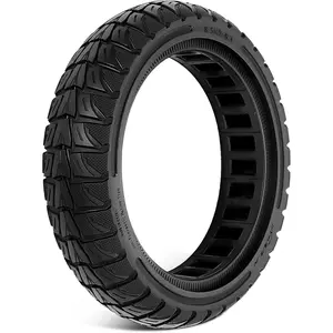 Black Puncture-Proof Honeycomb Solid Rubber Universal Fit Tire Replacement (1pc) - 85x20in, 8.12x2in - Off-Road Compatible for Gotrax GXL V2/Xr/Apex XL, Hiboy S2 Electric Scooters