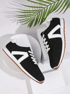 Women's Thick Sole Sport Shoes, New Arrival Spring Summer Casual Alaskan Style Lace Up Sneakers, Versatile Retro Trainers, Lightweight Flat Shoes