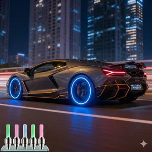 Super Bright Bike & Car Valve Light, LED Auto Lighting, Best Choice for Night Cycling, Cool Lights, Ca Prop 65 Compliant