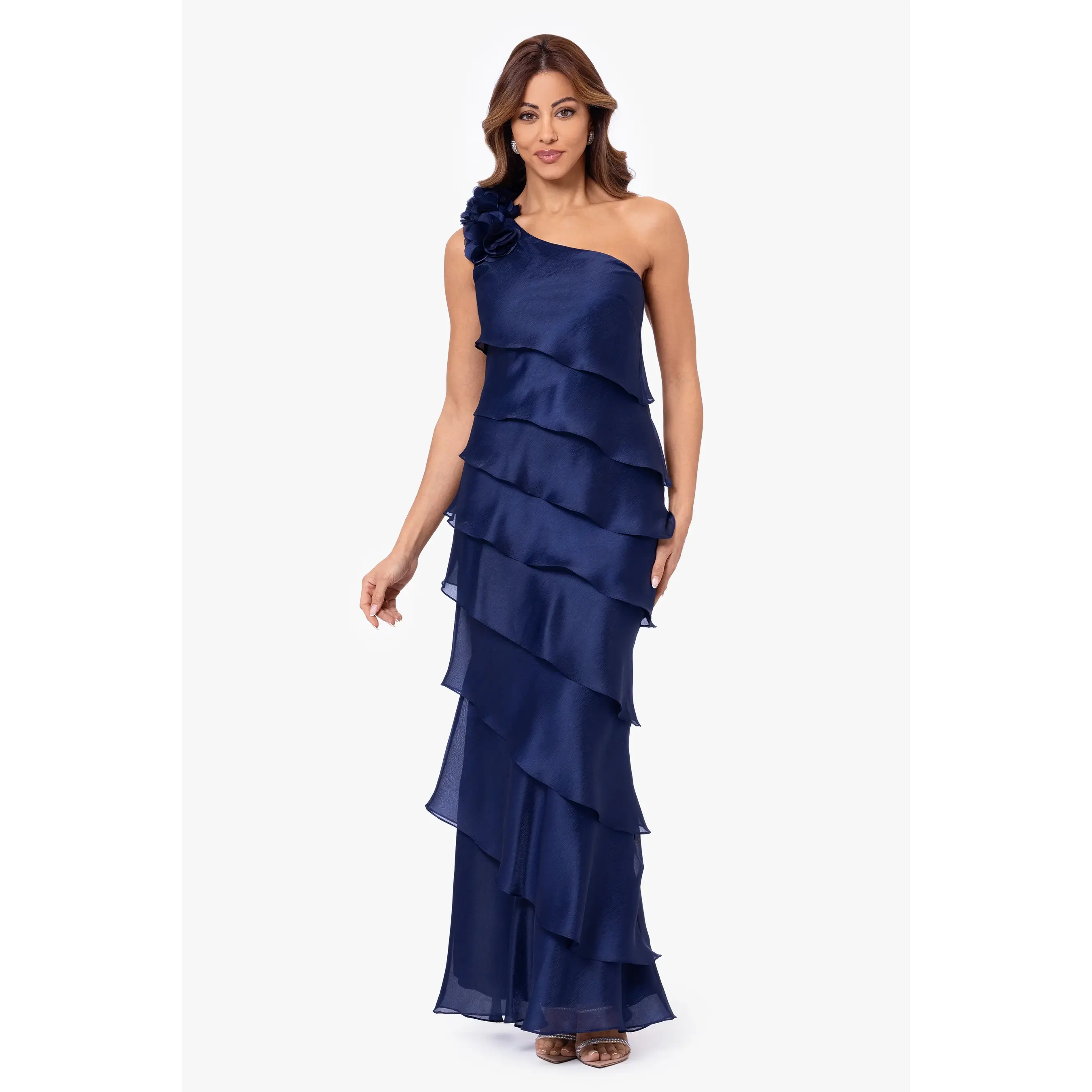 Xscape Evenings "Rosina" Tiered Organza Evening Dress 6318X - TikTok Shop Xscape Evenings "Rosina" Tiered Organza Evening Dress 6318X - TikTok Shop