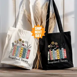 Occupational Therapy Tote Bag, Occupational Therapist Bag, Pediatric Occupational Therapist, OT Gift, Therapist Tote Bag, OT Assistant Bag
