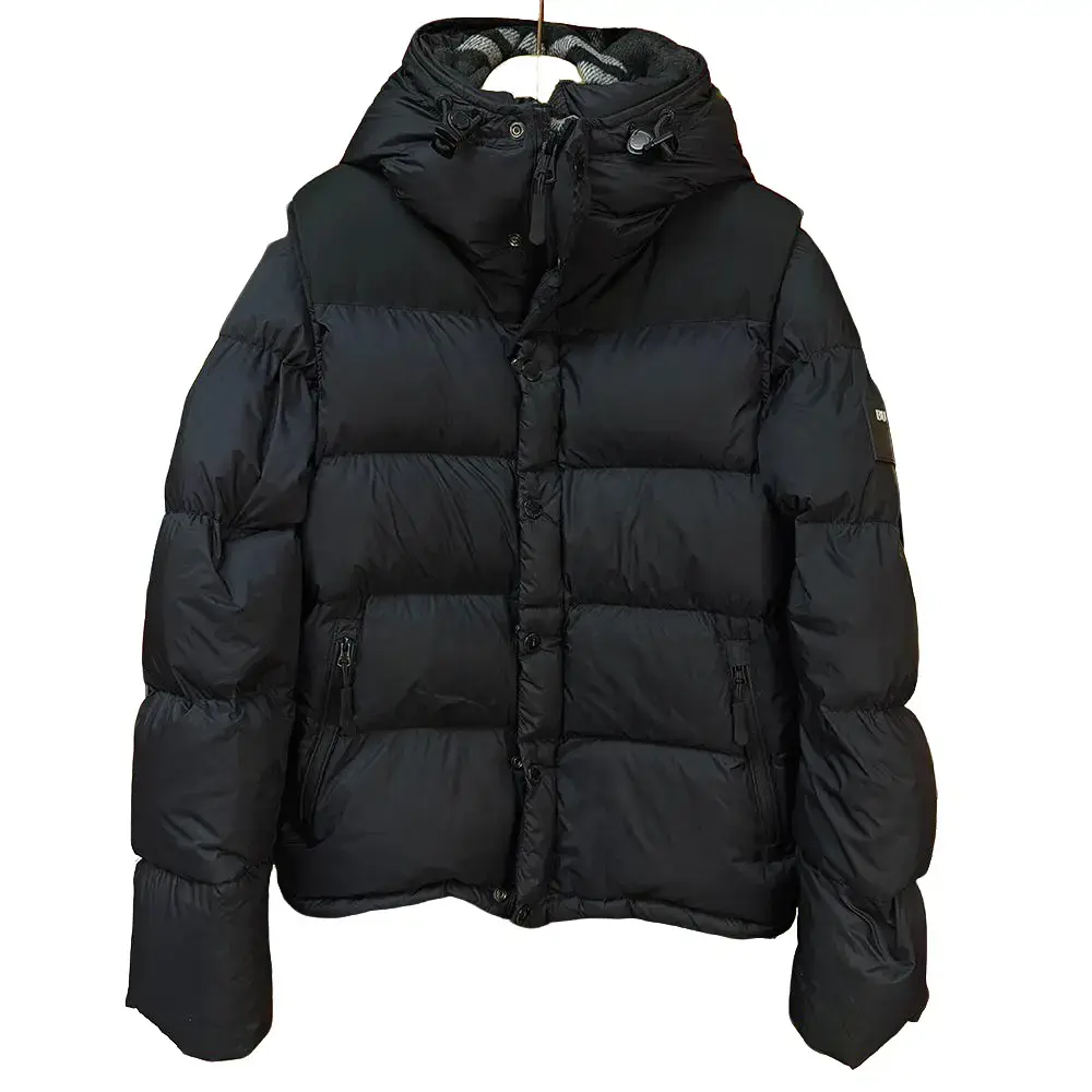 Down Jacket - Warm & Comfortable for Everyday Wear & Outdoor Activities - Versatile Black Puffer Coat