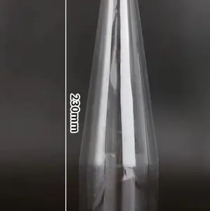 Juice Plastic Bottle 350ml / 500ml - 230mm Height Clear Container for Beverages