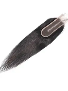 2 By 6 Lace Closure Human Closure HD Transparent Straight Hair 2x6 Lace Closure Middle Part Human Lace Closure With Baby Hair Glueless Lace Closure