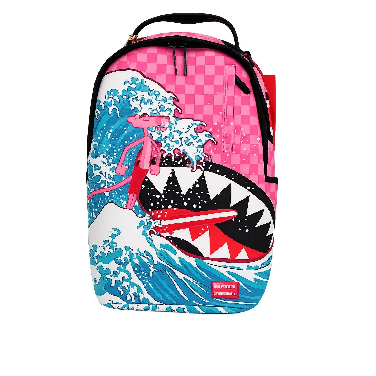 Sprayground Backpack Unisex Pink Panther Graphic Shoulder Strap Outdoor SPR272