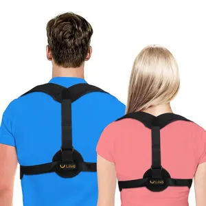 Liiva   Back Posture Corrector for Women & Men - Adjustable Shoulder Posture Brace - Upper Back Brace for Posture