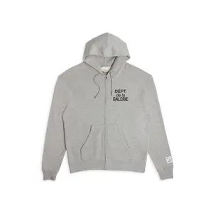Gallery Dept. French Zip Hoodie Heather Grey - Lightly Worn