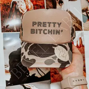 Pretty Bitchin'  Trucker Hat, Party hat, Bachelorette Hat, Birthday Gift Hat, Party Ladies Gift, Inappropriate Hat, Funny Gifts