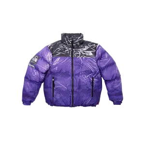The North Face Printed Nuptse Trompe L'oeil Jacket "SS23 - Purple" SU25020