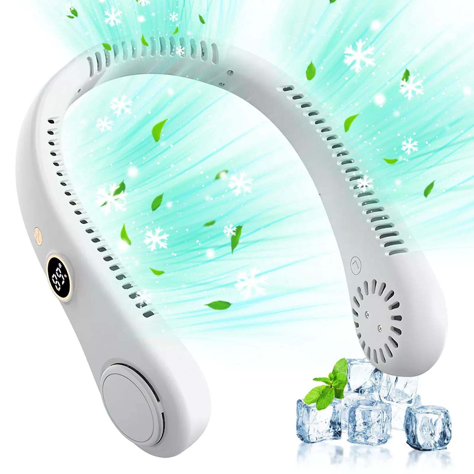 Portable Neck Fan with Dual Blades – USB Rechargeable Hands-Free Cooling Wearable Fan for Travel, Sports & Outdoor, Quiet & Lightweight 🇺🇸 Fast Ship Portable Neck Fan with Dual Blades – USB Rechargeable Hands-Free Cooling Wearable Fan for Travel, Sports & Outdoor, Quiet & Lightweight 🇺🇸 Fast Ship