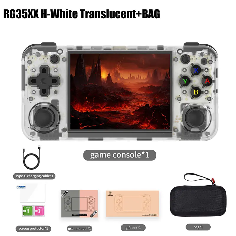 RG35XXH-White Translucent+BAG