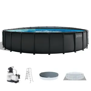 Intex 26' x 52" Ultra XTR Round Frame Above Ground Swimming Pool Set with Pump