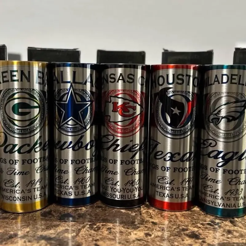 Vintage Football Stainless Steel Tumblers