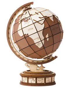 Rolife Global Wonders 3D Puzzles for Adults,  Wooden Puzzles Model Building Creation Set for Adults, Home Decor/Creative Gifts/DIY Crafts