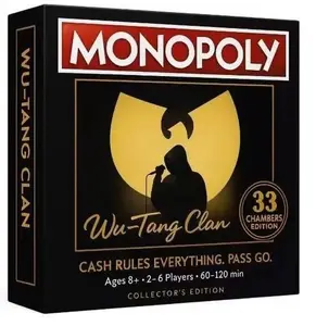 Monopoly Family & Friends Game Night for 2-6 Players.Durable & Thematic.Classic Strategy with Rock Nostalgia.Monopoly: Back to the Beginning.