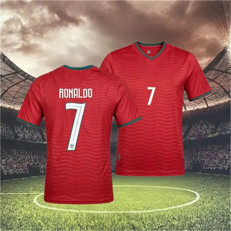 2026 Portugal Home Ronaldo 7# Short sleeve Soccer jersey