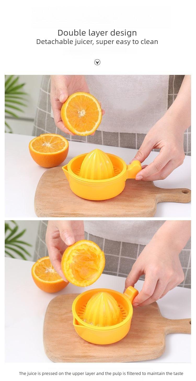 2PCS Orange & Lemon Manual Juicer, Multifunctional Fruit Juicer for Home Use — Juice Press/Juice Extractor
