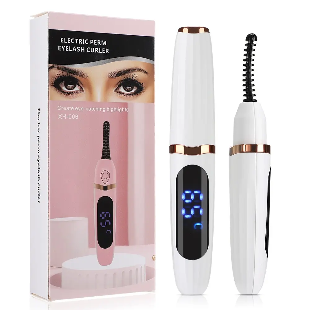 Electric Eyelash Curler, Long-Lasting Shaping, Heated Eyelash Curler, USB Charging Portable Eyelash Curler, Perfect for Daily Use, Beauty Glam