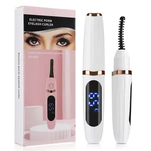 Electric Eyelash Curler, Long-Lasting Shaping, Heated Eyelash Curler, USB Charging Portable Eyelash Curler, Perfect for Daily Use, Beauty Glam