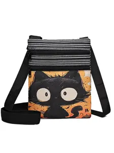 Adjustable shoulder strap small crossbody bag, animal print crossbody bag with adjustable shoulder strap, stylish shoulder bag, suitable for adults, Halloween party or Valentine's Day gift, Crossbody Purse