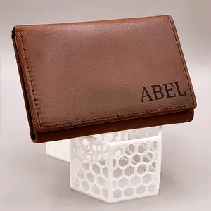 Custom Leather Trifold Wallet