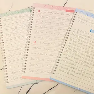 3 Pack English Handwriting Practice Books with Writing Tools, Visual Learning Tools, Reusable Calligraphy Letters for Children and Adults, Self-Learning English Writing Aid, Learning Materials