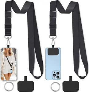 Pad Pack Phone Lanyard  Cell Phone  Lanyard Crossbody Adjustable Phone Strap for Use Around the Neck Metal Wireless Smartphone
