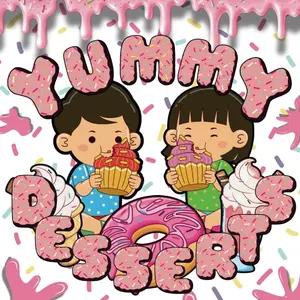 Yummy Desserts: Bold and Easy Sweet Treats Coloring Book With Delicious Cakes, Cupcakes, Ice Cream, Chocolate, Cookies and More (Bold & Easy Coloring) Paperback – March 31, 2025