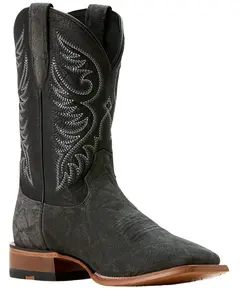 Ariat Men's Wiley Elephant Roughout Western Boot Broad Square Toe - 10053632
