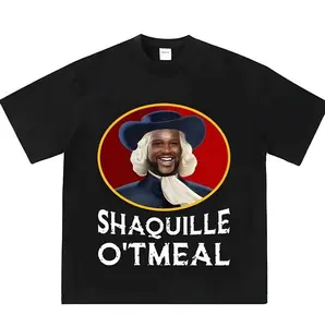Golf Gift T-Shirt for Men and Women, “Shaquille Oatmeal” Funny Parody Meme Tee, Unisex Humor Streetwear Top, Retro Cartoon Golf Joke Shirt, Soft Casual Cotton Graphic Tee Perfect for Golf Lovers, Meme Fans, and Everyday Outfits