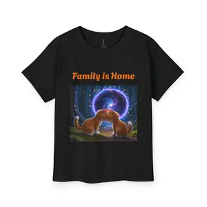 Sulki Adventure Youth Tee — "Family Is Home" Magical Portal Design