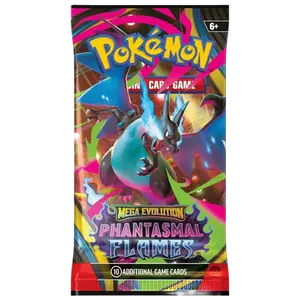 Pokemon: PHANTASMAL FLAMES (ME02) Booster Pack (10 Cards)